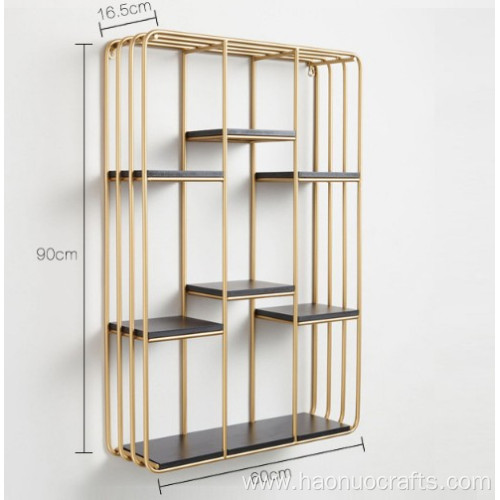 modern living room shelving gold wrought iron bookshelf